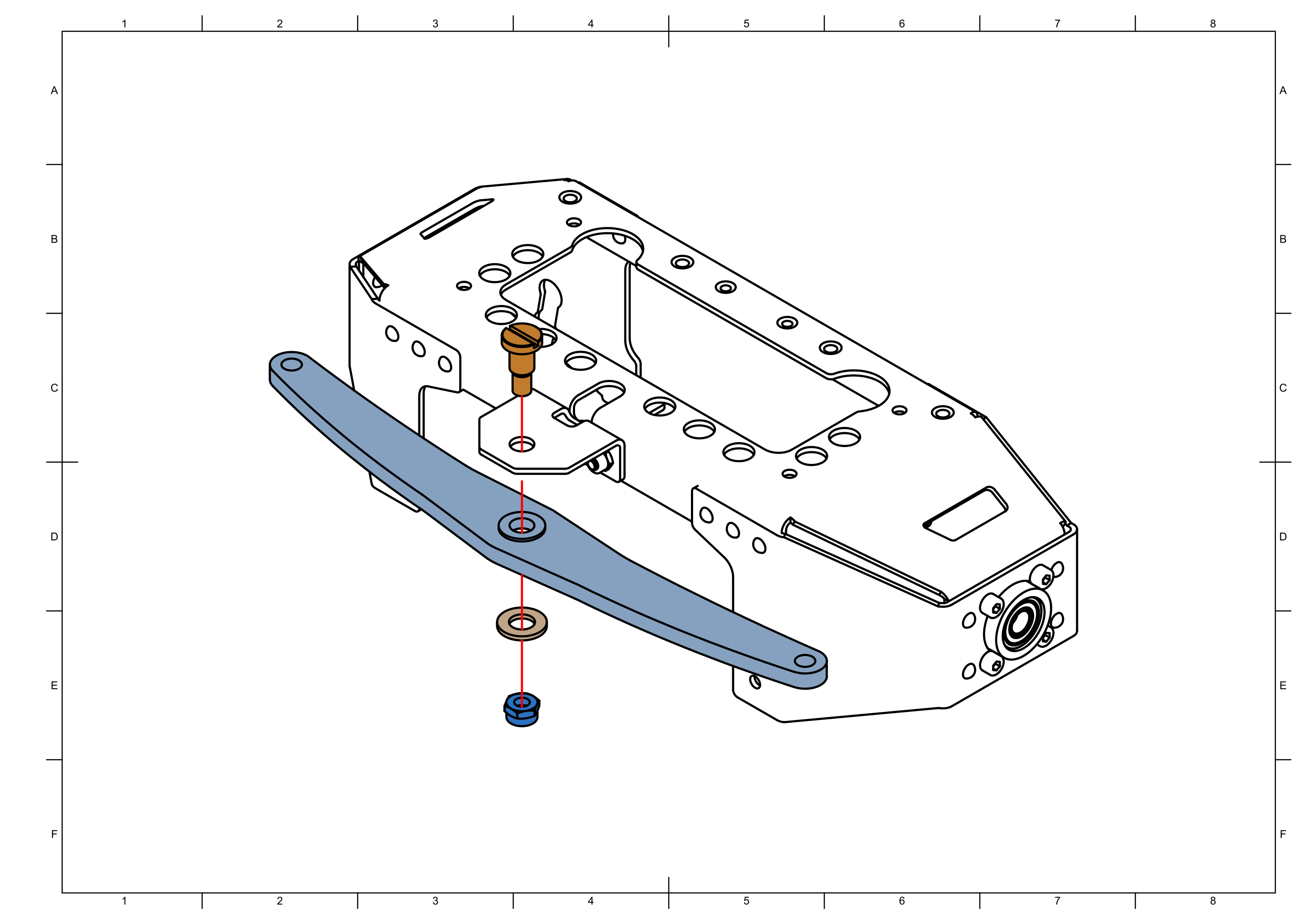 Differential beam assembly