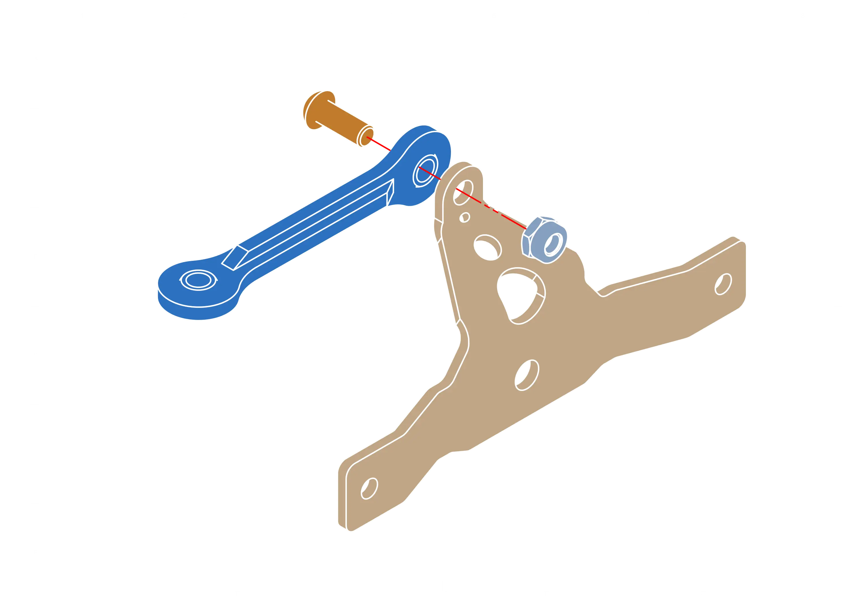 Assembly suspension mount