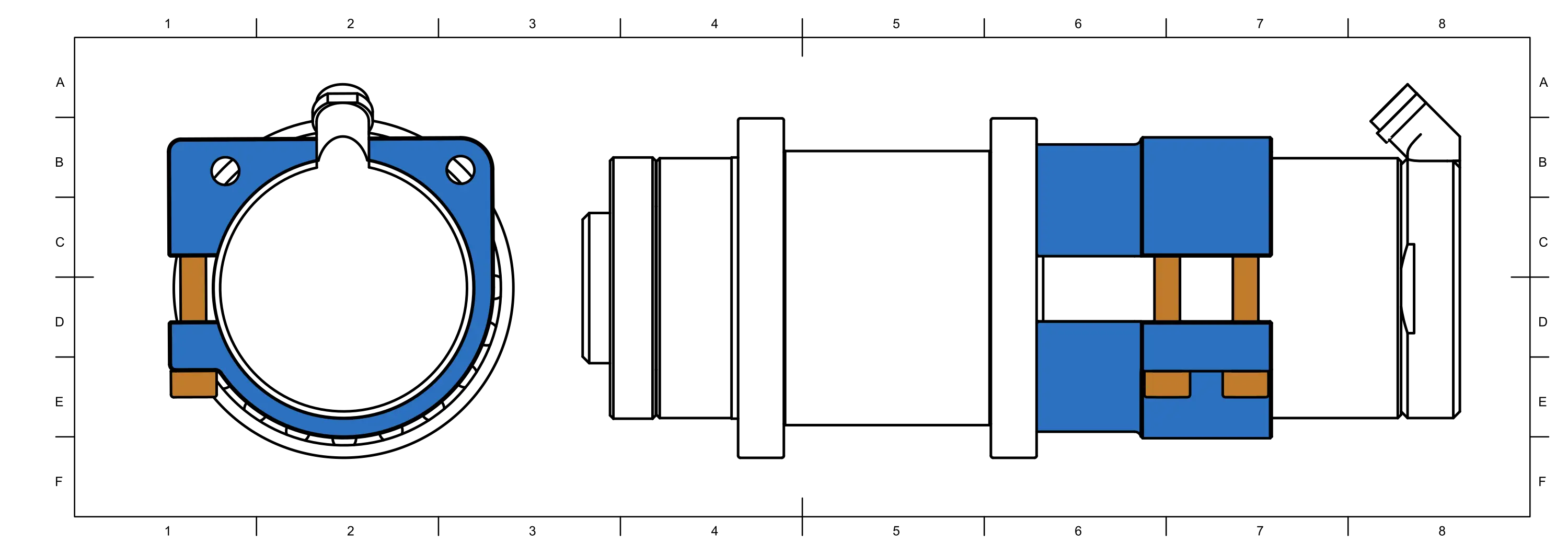 Assembled motor mount